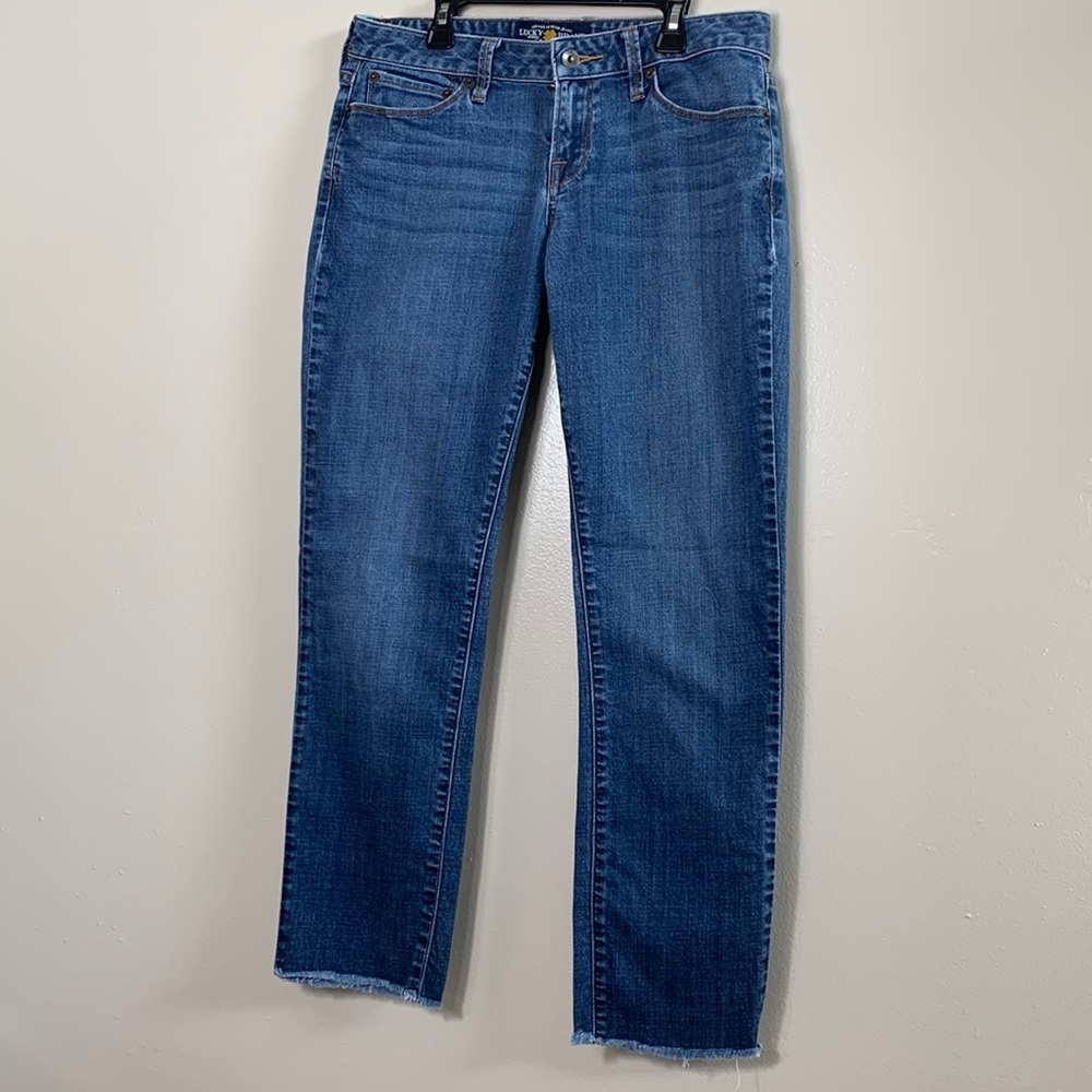 Lucky Brand Woman's Raw Hem Lola Skinny Jean's size 8/29